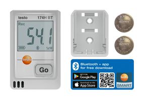 TESTO 0572 1743 01 DATA LOGGER, TEMP & HUMIDITY, 2 CH, LCD