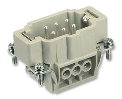 HARTING 0933 006 2601 Heavy Duty Connector Insert, 6+PE Signal