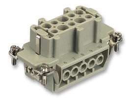 HARTING 0933 010 2701 Heavy Duty Connector Insert, 10+PE Signa