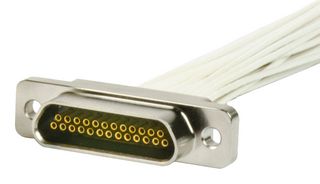 ITT CANNON MDM-31PH003B CNJ CBL, MICRO D MACHO-LIBRE, 457.2MM