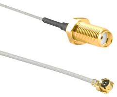 LINX - TE CONNECTIVITY CSI-SGFB-300-UFFR CABLE ASSY, U.FL PLUG-SMA BLK JACK/300MM ROHS COMPLIANT: YES