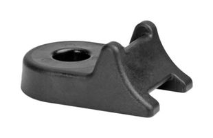 HELLERMANNTYTON 151-03953 CTMM8-PA6GF30-BK CABLE TIE MOUNT, RIVET/SCREW, 8.2MM DIA