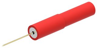 MULTICOMP PRO MP-0.6-NAR TEST POINT ADAP, 0.6MM PIN-4MM SCKT, RED