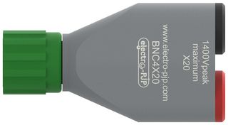 MULTICOMP PRO MP-BNC-BJ-X20 ATTENUATOR, BNC PLUG-2X 4MM JACK, X20