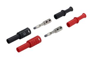CAL TEST ELECTRONICS CT3205 SET CON BANANA, 4MM, 36A/1KV, NGR/ROJO