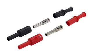 CAL TEST ELECTRONICS CT3207 SET JACK BANANA, 4MM, 36A/1KV, NGR/ROJO
