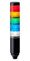 PATLITE LR6-502W8NK-RYGBC SIGNAL TOWER, AMB/BLU/GRN/RED/WHT, 24VDC
