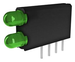 DIALIGHT 569-0112-200F CKT BOARD INDICATOR, GREEN, 12.6MCD, T-1