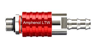 AMPHENOL LTW SQD04-SBCN-PAEM-RD001 LIQUID COOLING PL-SKT VALVE, RED, 9/16IN