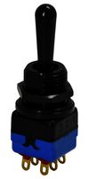 APEM 12147AGX408 TOGGLE SWITCH, DPDT, 4A, 30VDC