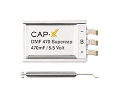CAP-XX DMF3X5R5J204M3DTA0 SUPERCAP, 0.2 F, 5.5V