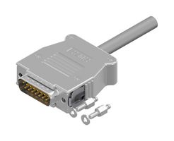 AMPHENOL CONEC 16-512410 CABLE ASSY, 15P, D SUB PLUG-FREE END, 5M