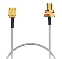 GCT CABLE 234 RF-0500-A-1 CABLE, SMA RP PLUG-SMA RP JACK, 500MM