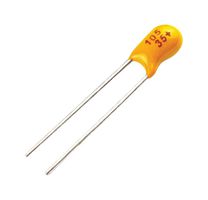 MULTICOMP PRO MPTAR35V104MABB TANTALUM CAP, 0.1UF, 35VDC, 20%, RADIAL ROHS COMPLIANT: YES