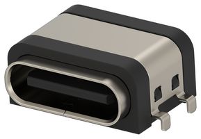 TE CONNECTIVITY 2495157-1 USB CONN, TYPE C 2.0, R/A RCPT, 6POS