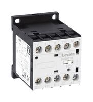 LOVATO ELECTRIC 11BG0901D024 CONTACTOR, 3PST-NO, 24V, DIN RAIL