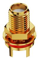 GCT RFPC-SMA39-FN-180-A RF COAX CONN, SMA BLKHD JACK, 50 OHM/PCB