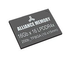 ALLIANCE MEMORY AS4C128M16MD4-062BAN DRAM, 2GBIT, 1.6GHZ, 1.8V, FBGA-200