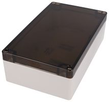 HAMMOND 1554UA2GYSL ENCLOSURE, MULTIPURPOSE, PC, GRAY/SMOKE