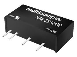 MULTICOMP PRO MPA-05D24NP DC-DC CONV, 24V--24V, 0.021A--0.021A