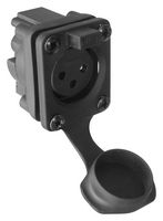 AMPHENOL AUDIO AXS3FPH XLR CONNECTOR, RCPT, 3POS, PANEL PCB