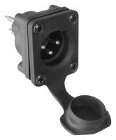AMPHENOL AUDIO AXS3MP2V XLR CONNECTOR, PLUG, 3POS, PANEL PCB