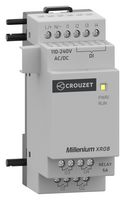 CROUZET MXR08U3 DIGITAL EXPANSION MOD, 4I/4O, 110-240VAC