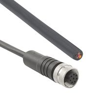 NORCOMP CCA-000-M03R215 CBL ASSY, 8P M12 RECPT-FREE END, 3M