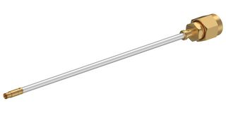 HUBER+SUHNER MF5302-29447J-11SMA-6 RF CBL, NANORF JACK-SMA PLUG, 6"
