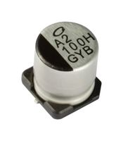 NICHICON GYB1E560MCQADNGS HYBRID ALU ELEC CAP, 56UF, 25V, SMD