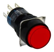 IDEC AL6M-A23-R PUSHBUTTON SW, DPDT, RED, 1A, 110VAC