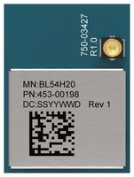 EZURIO 453-00198C BLUETOOTH MODULE, 2.48GHZ