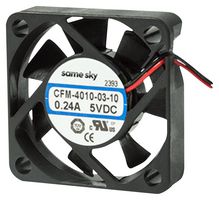 SAME SKY CFM-4010-03-22 DC FAN, 37DBA, 5V, 1.2W, 40X10.6MM