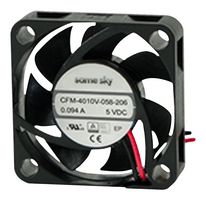 SAME SKY CFM-4020V-280-275 DC FAN, 27.5DBA, 24V, 1.08W, 40X20MM