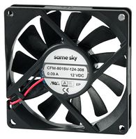 SAME SKY CFM-8025V-148-447 DC FAN, 44.7DBA, 12V, 4.29W, 80X25MM