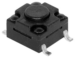 SAME SKY TS05-66-50-BK-260-SMT-67 TACTILE SWITCH, 0.05A, 12V, SMD