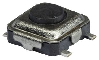 SAME SKY TS21-34-035-BK-160-SMT-TR TACTILE SWITCH, 0.05A, 12V, SMD