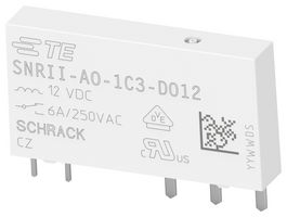SCHRACK - TE CONNECTIVITY 1558940-3 POWER RELAY, SPDT, 277VAC, 6A, TH