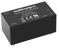 MULTICOMP PRO MPDA20-220S05G2N4 POWER SUPPLY, AC-DC, 5V, 4A