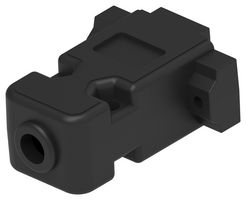 TE CONNECTIVITY 2508226-1 D SUB BACKSHELL, 180DEG, DE, BLACK, ABS ROHS COMPLIANT: YES