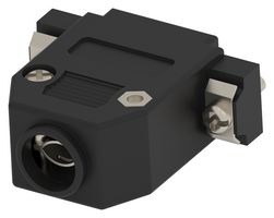 TE CONNECTIVITY 2508217-1 D SUB BACKSHELL, 180DEG, DA, BLACK, ABS ROHS COMPLIANT: YES