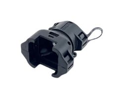 AMPHENOL INDUSTRIAL USCM0DS-111 BACKSHELL, 180DEG, BLACK, TP/GF PA