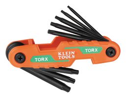 KLEIN TOOLS 70540T HEX KEY SET, T9/10/15/20/25/27/30/40
