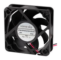 SAME SKY CFM-5015CG-045-234-22 DC FAN, 10.46CFM, 23.43DBA, 5VDC
