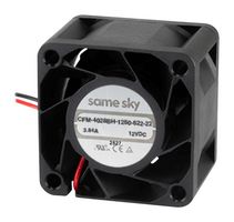 SAME SKY CFM-4028BH-1250-622-22 DC FAN, 29CFM, 62.2DBA, 12VDC