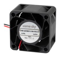 SAME SKY CFM-4028BH-1180-538-22 DC FAN, 20.69CFM, 53.8DBA, 12VDC