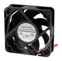 SAME SKY CFM-5015BG-075-366-22 DC FAN, 17.54CFM, 36.63DBA, 5VDC