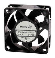 SAME SKY CFM-6015BF-045-322-20 DC FAN, 20CFM, 32.2DBA, 5VDC