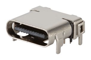 SAME SKY UJ32-22-C-H-G1-HMT-G1-P24-TR USB CON, R/A 3.2 TYP C RCPT, 24P, SMT/TH