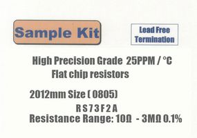 KOA RS73F2AT-KIT1 RES KIT, 100 OHM TO 3MOHM, 0.25W, 0805 ROHS COMPLIANT: YES